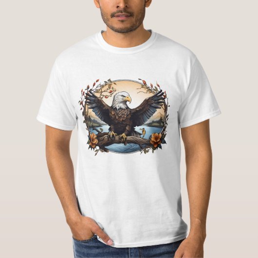 T-shirt - Amerikaanse zeearend (Voorkant)