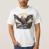 T-shirt - Amerikaanse zeearend (Voorkant)