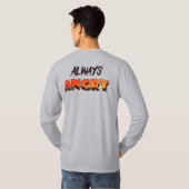 T-shirt Angermoji Vintage (Achterkant volledig)