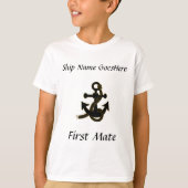 T-Shirt - Anker, scheepsnaam (Voorkant)