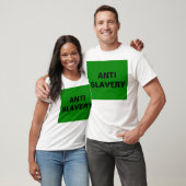 T-Shirt Anti Slavery Green (Unisex)