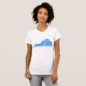 T-shirt Appalachia Virginia, voor dames (Voorkant volledig)