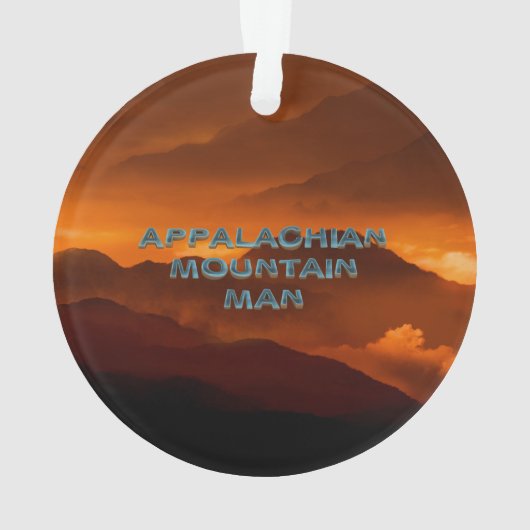 T-SHIRT Appalachian Mountain Man Ornament (achterkant)