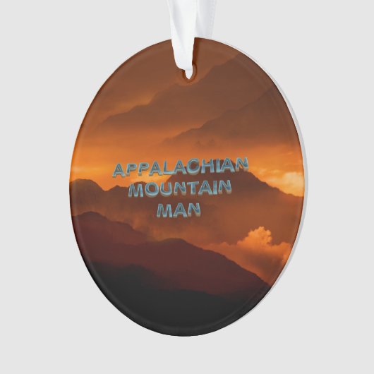 T-SHIRT Appalachian Mountain Man Ornament (voorkant)