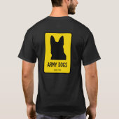 T-shirt "Army Dogs" (Achterkant)