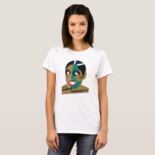 T-shirt  Art Josephine Baker Musical Revue (Voorkant volledig)