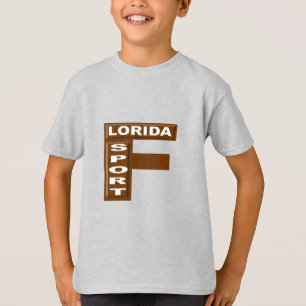 T-shirt as kinderen CHOCOLAT FLORIDA SPORT