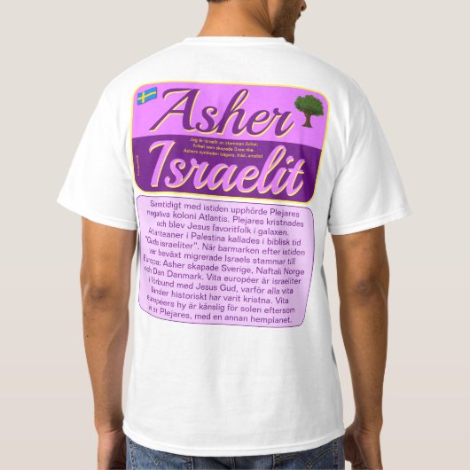 T-shirt — Asher (Achterkant)