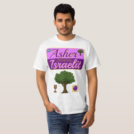 T-shirt — Asher (Voorkant volledig)