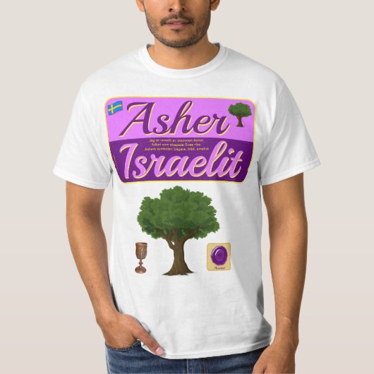 T-shirt — Asher (Voorkant)
