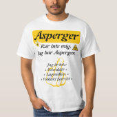 T-shirt — Asperger (Voorkant)