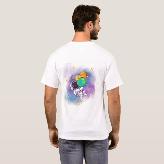 T-Shirt astronaut edition (Achterkant volledig)