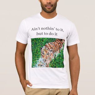 T-shirt : Athletic , tijger