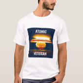 T Shirt atoomveteraan met paddenstoelwolk (Voorkant)