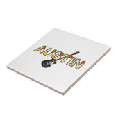 T-SHIRT Austin Tegeltje (Zijkant)