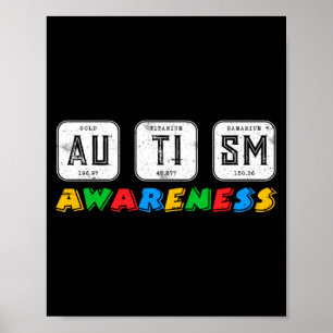 T-shirt Autisme Diversiteit Rechtvaardigheid Autis Poster