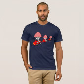 T-shirt - auto met kleine auto's (Voorkant volledig)