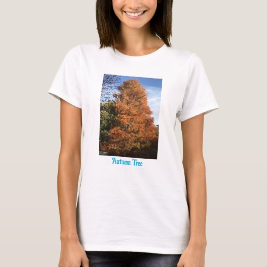 T-Shirt Autumn Tree-tijd (Voorkant)
