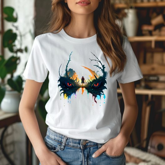 T-shirt Avontuur in het oog van het monster