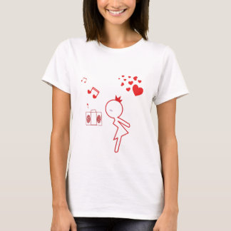 T-shirt-B met paar T-shirt