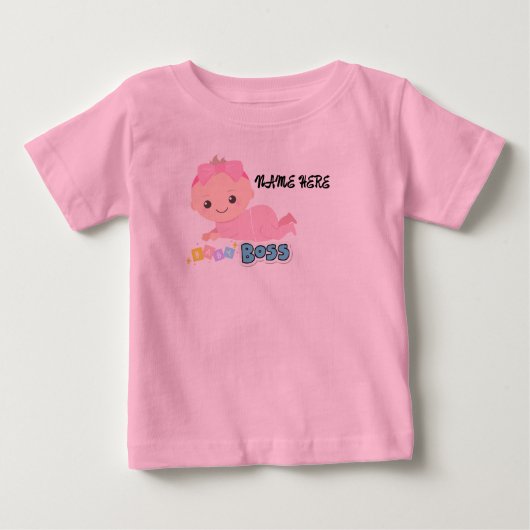 T-shirt baby baas (Voorkant)