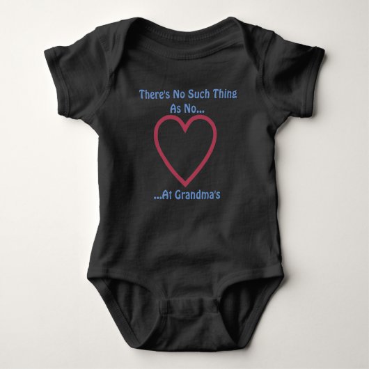 T-Shirt Baby Body voor Oma's Jongen (Voorkant)
