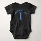 T-Shirt Baby Body voor Oma's Jongen (Achterkant)