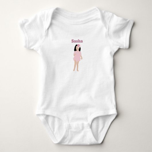 T-Shirt Baby Body voor poppen (Voorkant)
