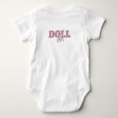 T-Shirt Baby Body voor poppen (Achterkant)