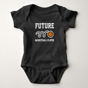 T-shirt baby body voor toekomstige basketballer