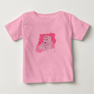 T-shirt baby meisjes poedel