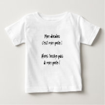T-Shirt baby "Mijn doudou is mijn vriend" van REN