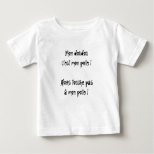 T-Shirt baby "Mijn doudou is mijn vriend" van REN