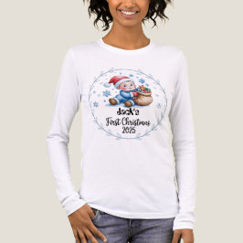 T-shirt-Baby's eerste kerst T-shirt