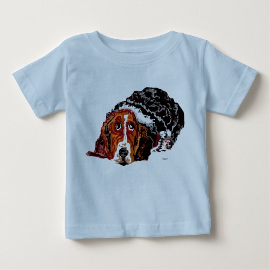 T-shirt: Babys Hound Dog (Voorkant)