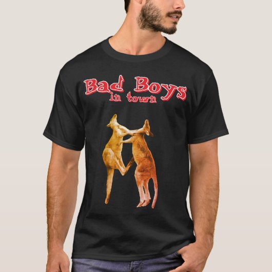 T-shirt Bad Boys in de stad (Voorkant)