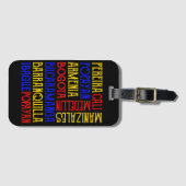 T-shirt Bagagelabel (Voorkant (horizontaal))