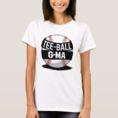 T-shirt-Ball G-Ma Funny Teeball Oma T-shirt (Voorkant)