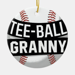 T-shirt-Ball Granny Teeball Oma Keramisch Ornament