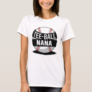 T-shirt-Ball Nana Funny Teeball Oma T-shirt