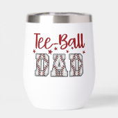T-shirt-Ball Papa Honkbal (Achterkant)