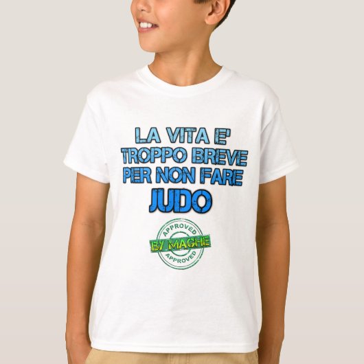 T-shirt Bambini Judoka Italiani (Voorkant)