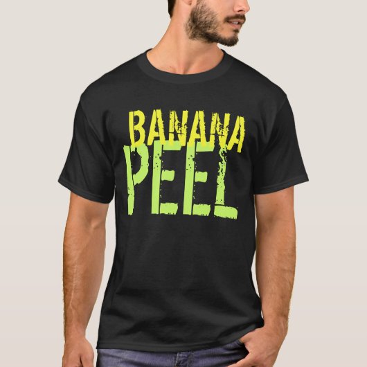 T-shirt Bananenschil Lg. Ontwerp Aanpasbaar (Voorkant)