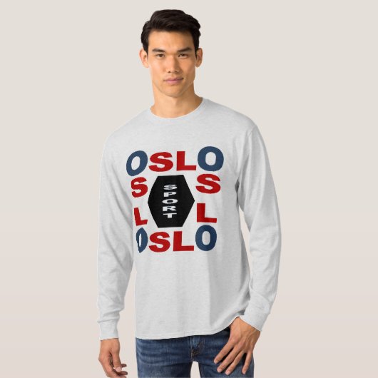T-SHIRT BASIC DESIGN OSLO SPORT (Voorkant volledig)