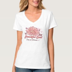 T-Shirt, basis V-Neck, voor vrouwen T-shirt