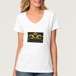 T-Shirt, basis V-Neck, voor vrouwen T-shirt