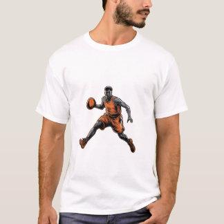 T-shirt basketbal tshirt, gepersonaliseerd basketb