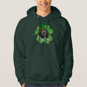 T-Shirt Basset Hound Happy St. Patrick's Clover