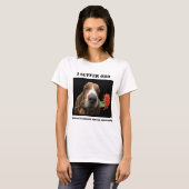 T-Shirt Basset Hound with Flowers (Voorkant volledig)