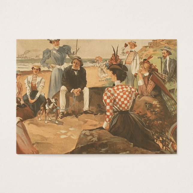 T-SHIRT Beach Friends Visitekaartjes (Voorkant)